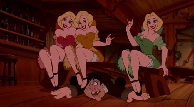 la bella e la bestia corna messaggi subliminali disney