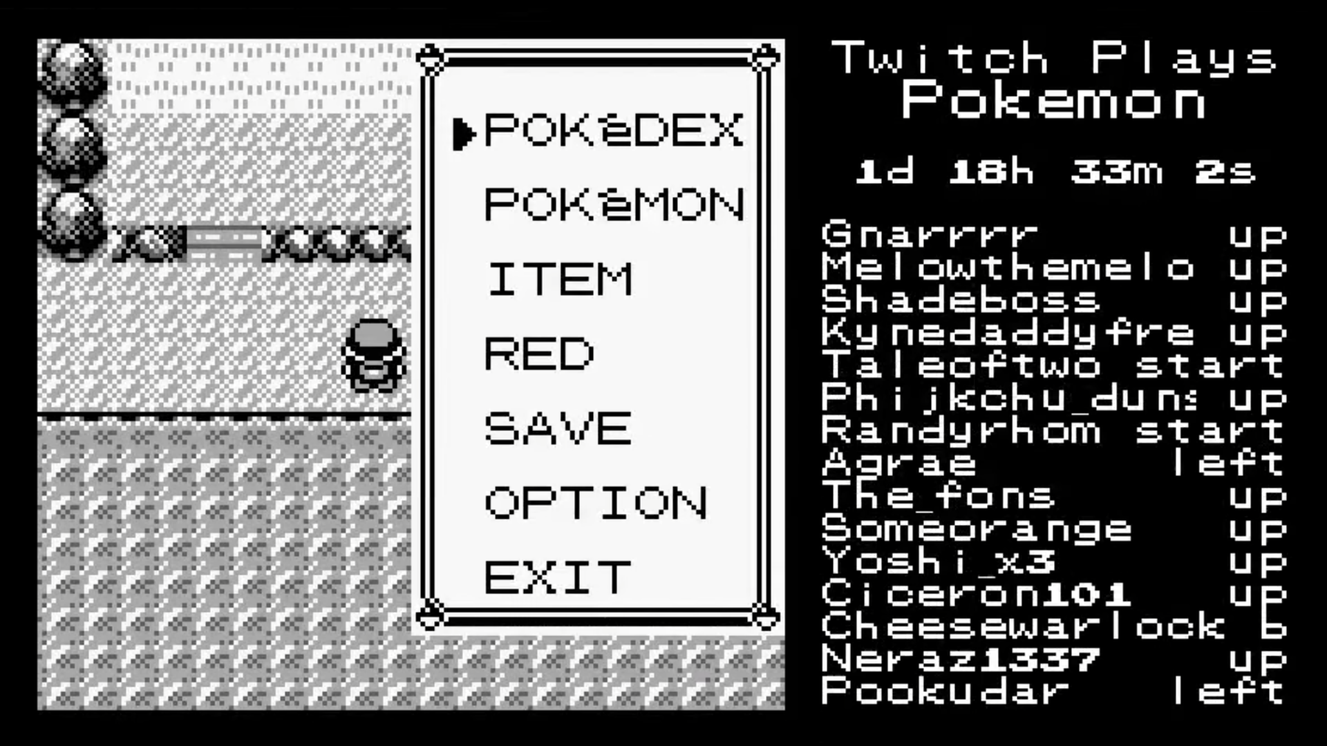 Twitch Plays Pokémon - Gameplay Giorno 1 Twitch Plays Pokémon - Gameplay Giorno 1