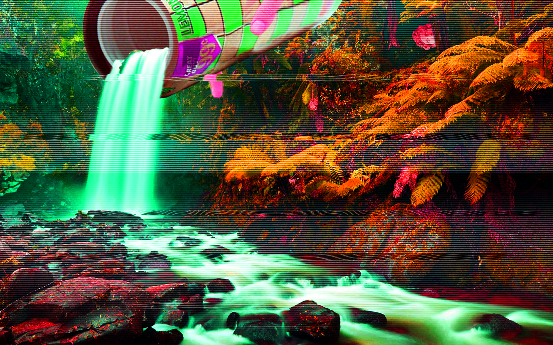 Esempio di elaborato estetico della cultura Vaporwave