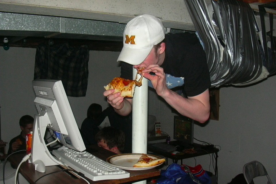 duct-taped gamer pizza