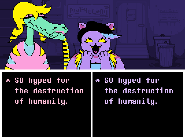 undertale bratty catty