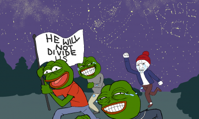 HE WILL NOT DIVIDE US: LaBeouf vs 4chan e Trump 9 He will not divide us thumbnail