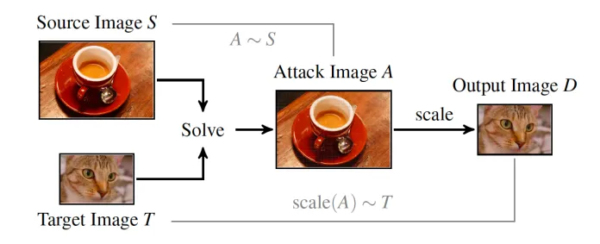 Esempio di AI Image-Scaling Adversarial Attack
