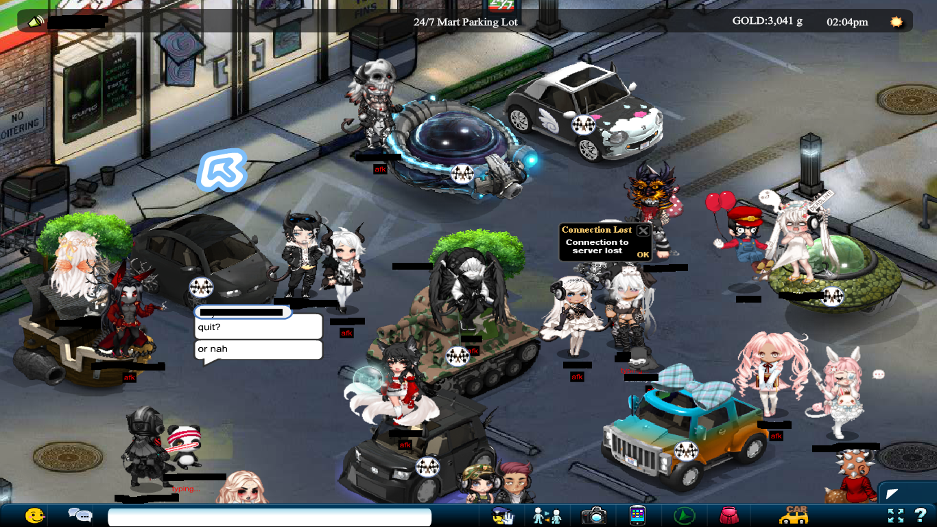 Screenshot del social Gaia Online