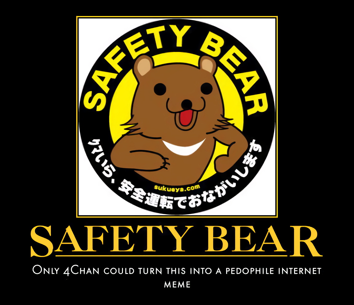 Safety Bear - Meme Originale