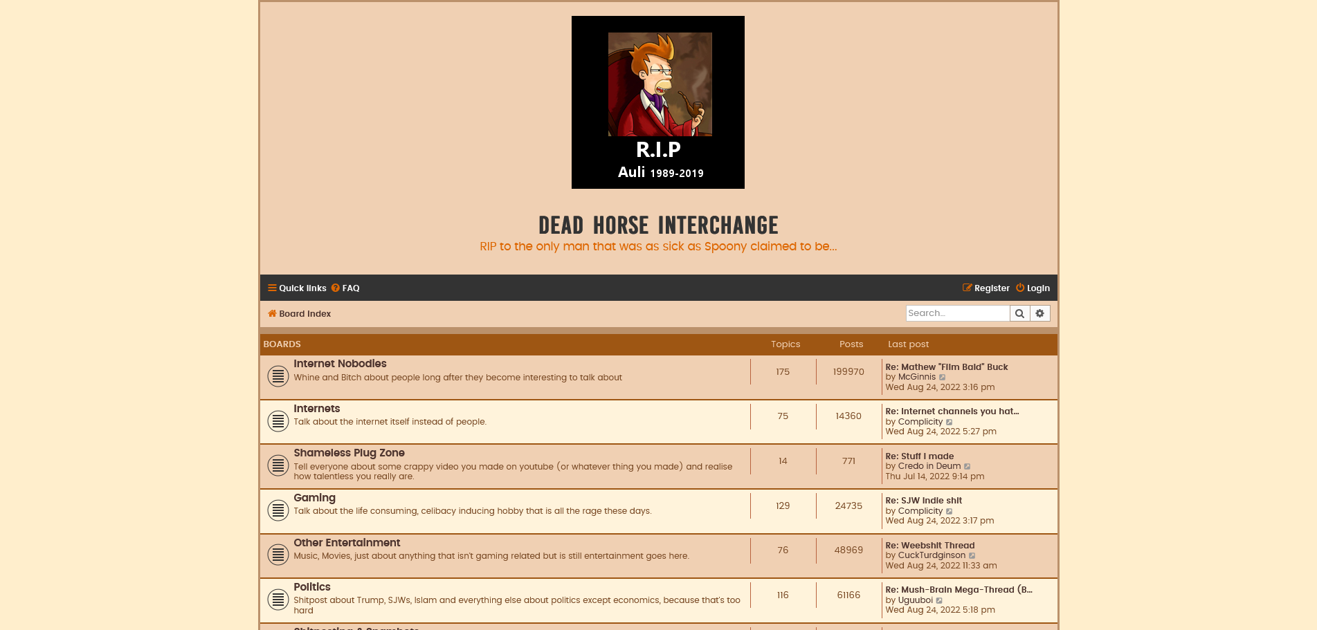 Homepage - Dead Horse Interchange