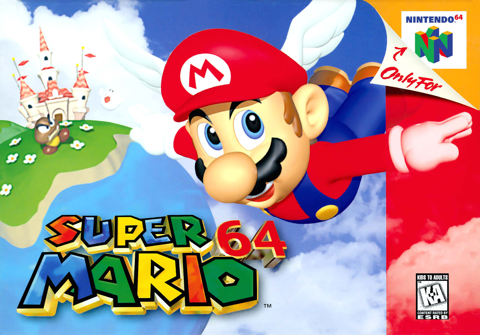 Super Mario 64 - BoxArt Americana