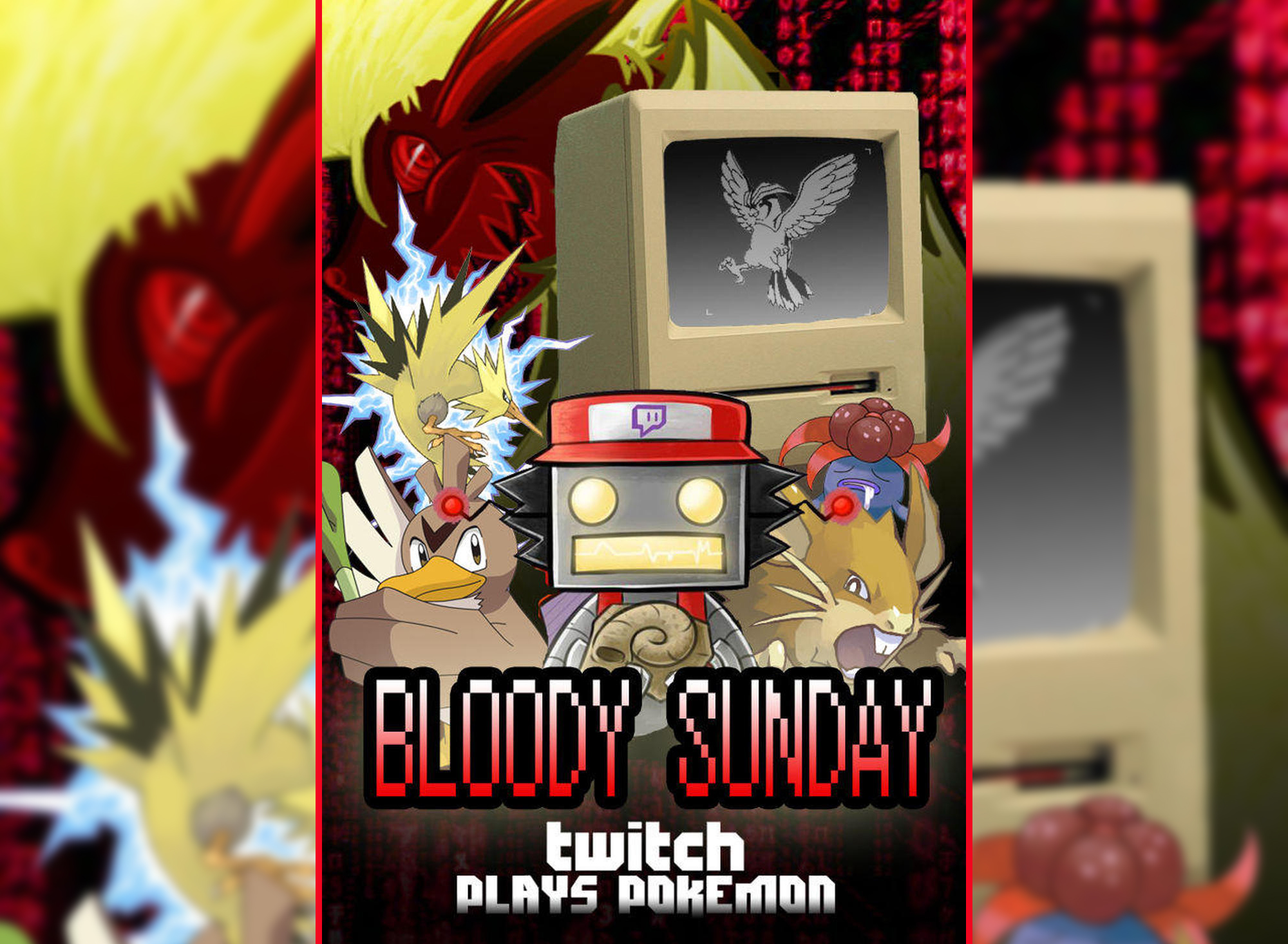Twitch Plays Pokémon - Poster della "Domenica di Sangue" Twitch Plays Pokémon - Poster della "Domenica di Sangue"