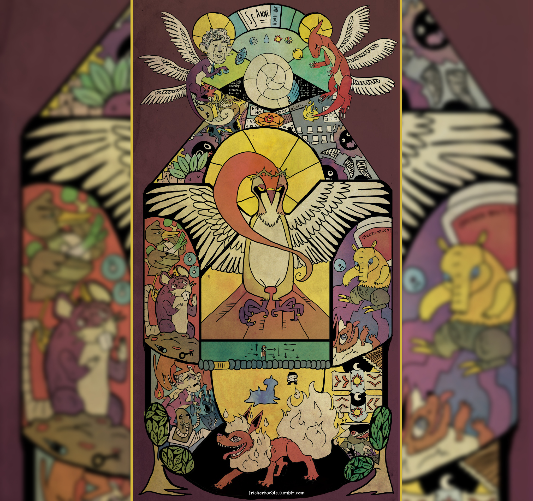 "Praise the Helix!": la nascita di una religione 2 Twitch Plays Pokémon - Affresco Religioso