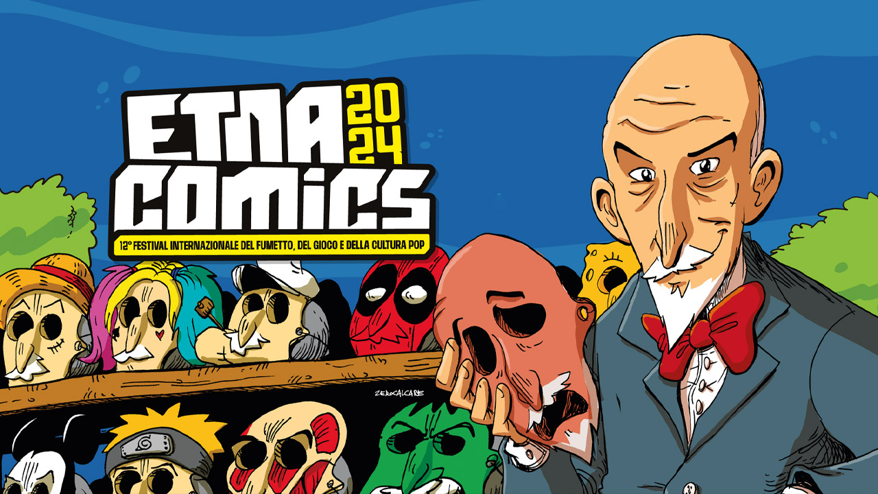 Etna Comics 2024: il manifesto fatto da Zerocalcare che celebra Luigi Pirandello 3