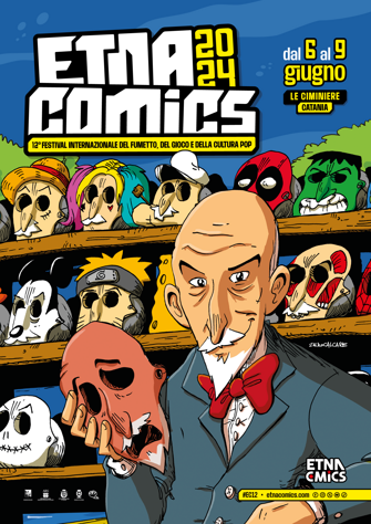 Etna Comics 2024: il manifesto fatto da Zerocalcare che celebra Luigi Pirandello 4